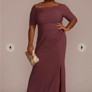 Plus size Mother of Bride Dress